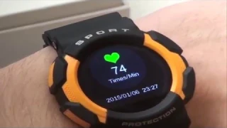 Умные часы. Обзор smart часов А10. Новинка 2016! С защитой от Воды