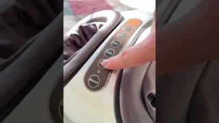 Массажер для ног и стоп электрический роликовый с подогревом
