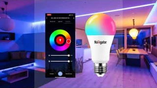 Умная светодиодная лампа Wi-Fi. Инструкция по подключению и обзор.