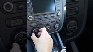 вкл/выкл би-климат контроль на Golf 5
