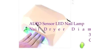 Сушилка для ногтей со светодиодами и авто сенсором включения
