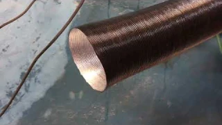 Пробная установка китайской печки 5 kw