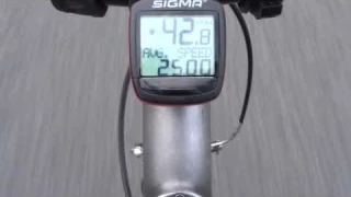40 km/h i 25 km/h średnia !!!