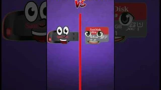 Pen drive vs SD card, who is good to use 💯💯 #vs #comparison