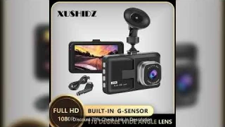 XUSHIDZ Q08 1080P Dash Camera with G-sensor Dashcam Vehicle Video Recorder Super Night Vision DVR Ca