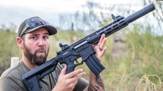 INSANE Electric Full Auto BB Gun! Barra 400e AEG is NOT an Airsoft Gun...