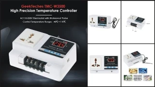 TMC-W3500 цифровой терморегулятор, термостат GeekTeches / Digital Temperature Controiier GeekTeches.