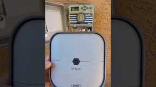 Installing new Orbit Bhyve wifi irrigation timer #irrigation #orbitbhyve #wifiirrigation #handyman
