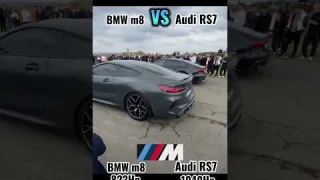 BMW M8 VS AUDI RS7 #car