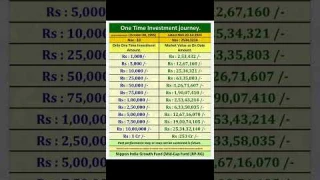 Return of nippon india growth fund over a period of 28 years..🔥🔥🔥 #investment #mutualfunds