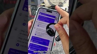 Break language barriers with ai translation headset #miniso #ms156 #blackfriday