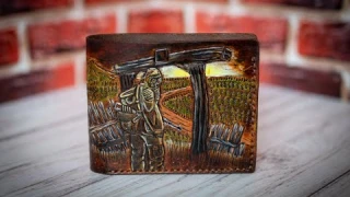 Кошелек кожаный