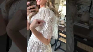 Sicily Dress Try On in Size XS