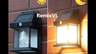 Магазин RemixVL: Фонарь с датчиком движения на солнечной батарее уличный HW 999-1W или HW999-2W