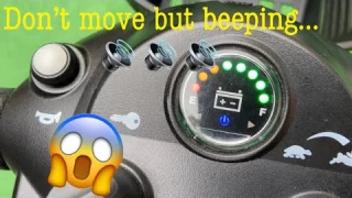 Pride GOGO Traveller Mobility Scooter Don’t move but beeping and the battery indicator flashing 🔊🔊