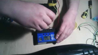шим-контролер заряда солнечной батареи ,с ЖК-дисплеем , двойным USB-выходом мощностью 30А, 12/24 В.