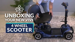 Unboxing Your New Vive 4 Wheel Scooter
