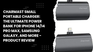 Charmast Small Portable Charger: The Ultimate Power Bank for iPhone 14/14 Pro Max, Samsung Galaxy, a