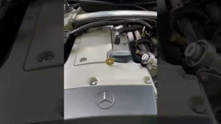 Mercedes Slk200 R170 Motor m111 Leerlauf Работа мотора Mercedes-Benz m111
