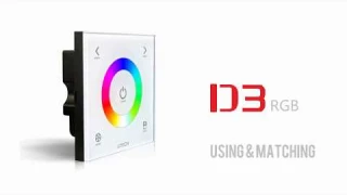 Touch panel RGB LED Controller LTECH D3