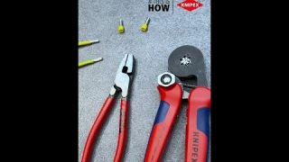 This is How: KNIPEX automatic crimping pliers