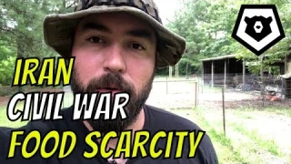 Iran, Civil War & Food Scarcity - SHTF Militant Farmer Concept - World War 3