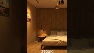 The Effect of Different lamp CCT (color temperature) on your Bedroom