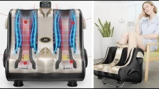 Лучший массажер для ног роликово компрессионный с подогревом и миостимуляцией Benbo AM-520A