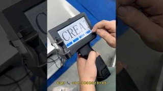 Customized Logo Printer Batch coding Machine | Handheld Inkjet Mini Wireless Printer #ytshorts_