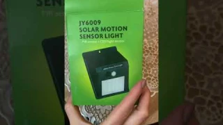 Solar motion sensor light jy6009. Сенсорный фонарь. Уличный фонарь. outdoor touch light