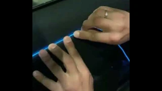 Контурная подсветка салона авто