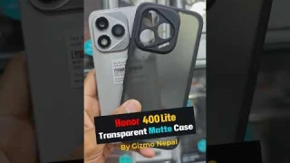 Honor 400 Lite Matte Transparent Skin Case. | Part 16 #gizmonepal #honor400lite #transparentcase