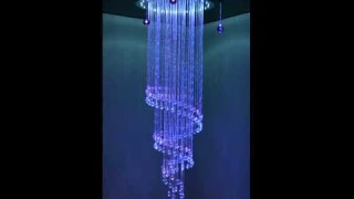 Оптоволоконная люстра RGBW