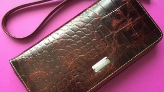 ❤ Большой женский кожаный кошелек на молнии Sergio Valentini➡️СВ 8123-2055