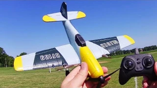KFPLAN Z61 3 Channel RC BF109 Messerschmidt Flight Test Review