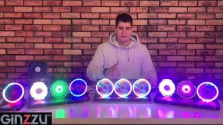 Обзор RGB вентиляторов и контроллеров от GINZZU.