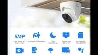 Обзор Reolink RLC-520A -  купольной уличной умной 5MP PoE камеры видеонаблюдения с AliExpress Россия