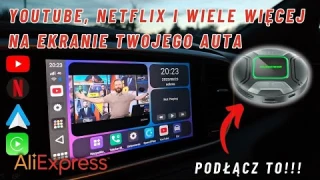 EKRAN TWOJEGO AUTA JAKO TABLET Z ANDROIDEM - ANDROID AUTO CARPLAY BEZ KABLA - AI BOX Z ALIEXPRESS