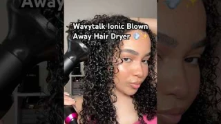 This VIRAL Blow Dryer Gave My Curls LIFE 💨✨ | Wavytalk Blown Away Ionic Dryer Review #Shorts #Hair