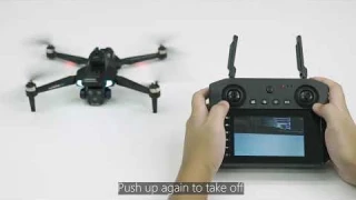 M22 drone with screen remote control operation tutorial