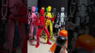 T13 VS Stikbot🥊🥊#actionfigures  #pose #dummy #t13 #stikbot #toy #customfigure #figure