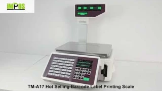 Impos digital cash register weighing scale barcode label printing scale