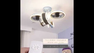 Детская люстра | Потолочная люстра с вентилятором от VERTEX HOME