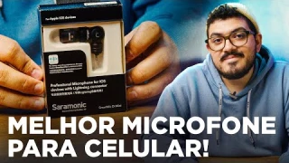 O MELHOR microfone para CELULAR - Saramonic SmartMic Di Mini - REVIEW
