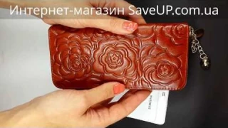 «Цветы» — чехол из натуральной кожи с узорным тиснением от SaveUP.com.ua