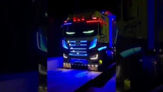 Truck devil eye LED flexible display screen car light truck dynamic LED light smart car sticker
