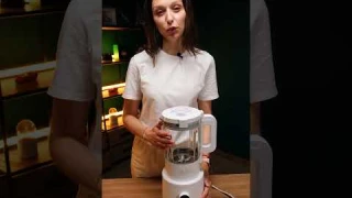 Клубника - бомба, честно говоря!🍓🌪️ Обзор Smart Blender Xiaomi #shorts