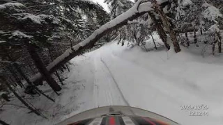 еду в лес 29.12.20 на Буране. Альпина +33х14х1160+ ведомый от Тайги ч2