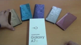 Чехол книжка для Samsung Galaxy A7 (2016) SM-A710 обзор