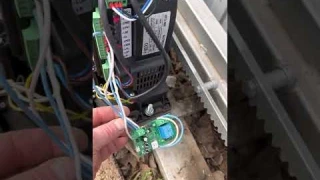 Автоматизация через WI-FI реле DC 7-32V Pro откатных ворот с автоматикой ALUTECH